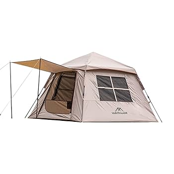 Amazon.co.jp: Mountainhiker 3〜4人用のワンタッチテント、前室